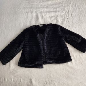 Signature by Robbie Bee - Fur & Soft Cropped Jacket - XL - Great Condition